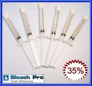 Syringes Tooth Whitening Gel Teeth Bleaching 35% Dentist Formula 