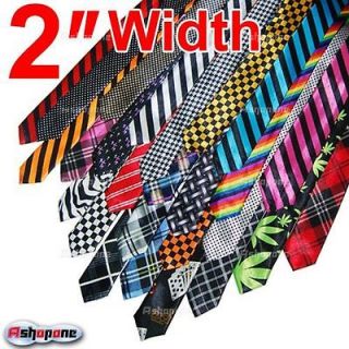 New Mens Skinny Tie Necktie Designer Pattern Diffrent Styles