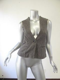 Etoile Isabel Marant Black/Gray Diagonal Stripe Vest 1