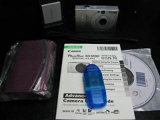 Canon PowerShot SD1000 Digital Camera *Good Condition*