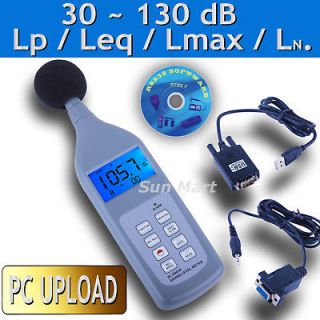 SL5868P Sound Pressure Level Meter 130 dB Decibel USB