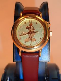 Disney Mickey Mouse musical ladies Watch,leather band, new in the box 