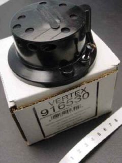 Replacement Vertex magneto Black distributor cap 6 cyl.