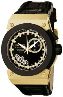 Invicta 6445 Akula Reserve Pro Diver GMT 18K Gold Plated Mens Watch