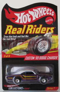 Hot Wheels Real Riders Custom 69 Dodge Charger