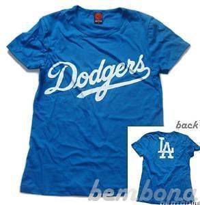 Dodgers LA Los Angeles Baby Doll Tshirt M or L NEW 