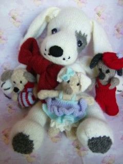 Puppy Dog Spot + Little Puppies   Soft Toy Knit Pattern