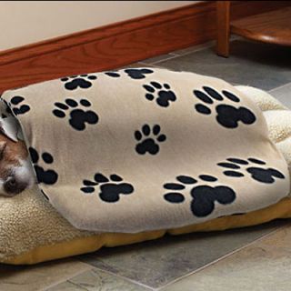 Pet Dog Puppy Cat nest pad cushion quilt lovely footprint 75*50cm