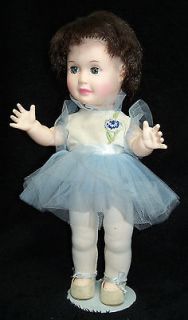 Effanbee 1980 Blue Ballerina 11 Doll   All Original   Displayed Only