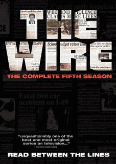 The Wire   The Complete Fifth Season DVD, 2008, 4 Disc Set