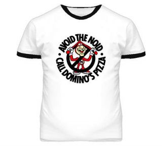 Avoid The Noid Dominos Pizza Retro Vintage T Shirt