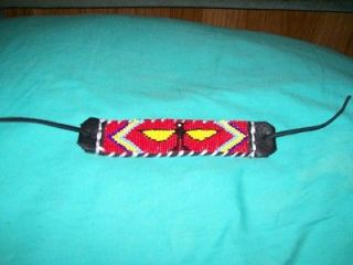 Native American Style Thunderbird Beaded Bracelet Regalia Pow Wow