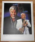 16x20 Lithograph SIGNED By Jazz Musician FRANK FOSTER & Artist RON 