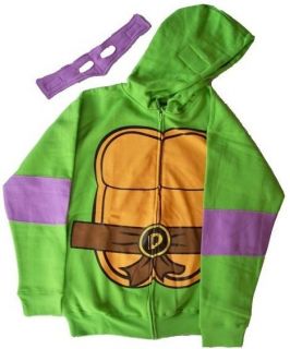 DONATELLO TMNT Teenage Mutant Ninja Turtles costume zip up hoodie M L 