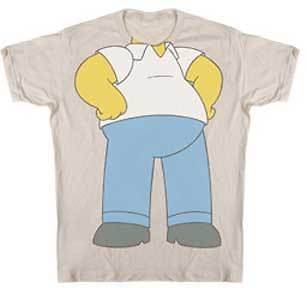 Shirt Tee THE SIMPSONS NEW Homer Costume (MEN/Adult) Anime Licensed 