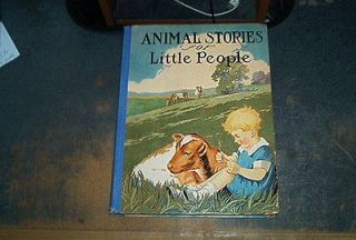   : ANIMAL STORIES FOR LITTLE PEOPLE M. A. DONOHUE 1929 OLD & VINTAGE