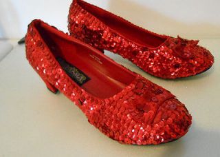 RUBY SLIPPERS DOROTHY 6.5 7 M WIZARD OZ UGLY CHRISTMAS SWEATER SHOES