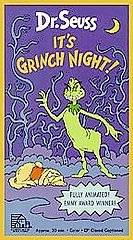 Dr. Seuss   Its Grinch Night (VHS) 1977   1992