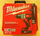 Milwaukee 2601 22 18V Li Ion 1/2 Cordless Compact Drill/Driver Kit
