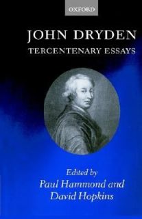 John Dryden Tercentenary Essays 2000, Hardcover
