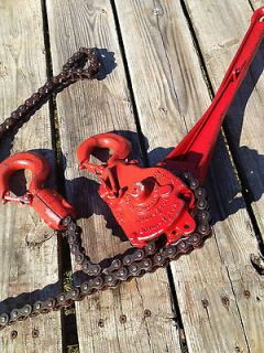 Look Duff Nort​on Coffing Lever Hoist 1 Chain 3/4 ton, 2 Chain 1 1/2 
