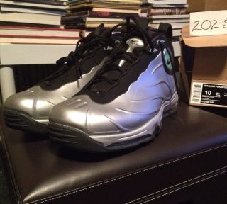 Nike Total Air Foamposite Max Size 10 Tim Duncan Silver