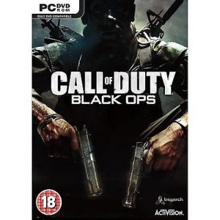 CALL OF DUTY BLACK OPS for PC XP/VISTA/7 (DVD ROM) SEALED NEW