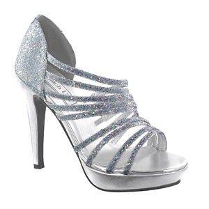 CAREY Touch Ups in SILVER Bridal Bridesmaid Prom Pageant Shoes