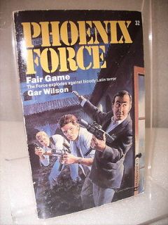   Force #32 Fair Game by Gar Wilson (1987) Gold Eagle PBO Paperback VG