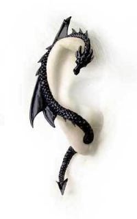   Dragons Lure   black (stud) ~ Earring ~ Gothic ~ Dragon ~ Thrones