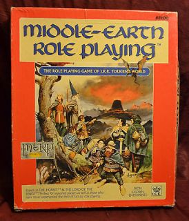 Middle Earth Role Playing MERP Role Playing Game of J.R.R. ICE RPG 