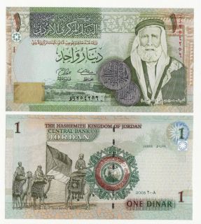 Coins & Paper Money  Paper Money World  Middle East  Jordan