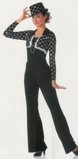 EASY STREET Tuxedo Tap Jazz Dance Costume Tux CXS,CX,CL