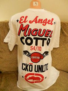 New Mens MMA Mark Ecko Unltd Camp Miguel Cotto White T Shirt 3XL