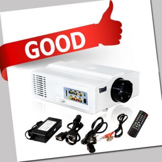 LCD Projector Home Theater Multimedia 2 HDMI 2USB 1080P 3D Movie TV 