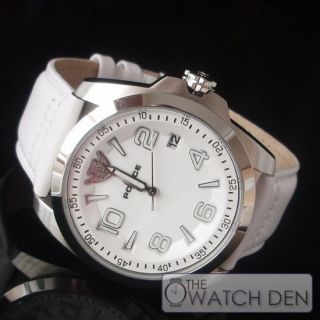 POLICE   Mens Sovereign White Designer Watch 12157JS 01