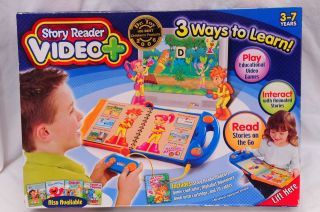   Video+ NEW Educational Video Games Animated Book Cartridge 3 7 Yrs