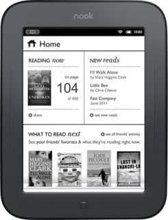 Barnes Noble NOOK Simple Touch with GlowLight 2GB, Wi Fi, 6in