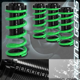   97 Honda Suspension Scale Coilovers Green Lowering Spring Black Sleeve