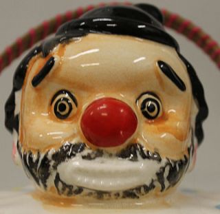 Vintage Clown with the 1000 Mile Stare Cookie Jar