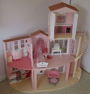 Barbie Dream House 3 Story With Accessories   My Daughter Loved It!