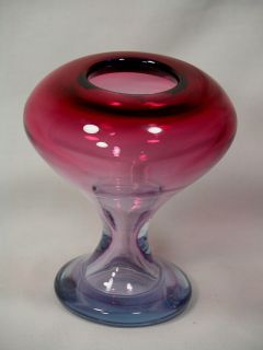 SOMMERSO OGGETTI ART GLASS TABLE LIGHTER CRANBERRY & BLUE* FREE 