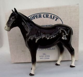 COOPERCRAFT FIGURINE NEW WITH ORIGINAL BOX, GREAT GIFT SHIRE HORSE 