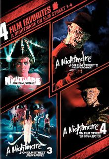 Film Favorites   A Nightmare on Elm Street 1 4 DVD, 2008