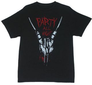 Party All Night   Nightmare On Elm Street T shirt