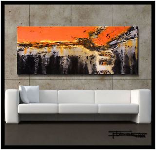   Contemporary Painting FINE ART 48x24 READY TO HANG.ELO​ISExxx