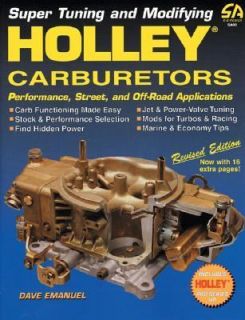   Holley Carburetors by Dave F. Emanuel 1999, Paperback, Revised