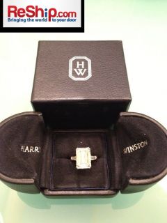 Harry Winston Emerald Cut 5.31 Carat Diamond Ring