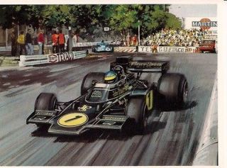 JOHN PLAYER SPECIAL OF RONNIE PETERSON AT 1974 MONACO GRAND PRIX 