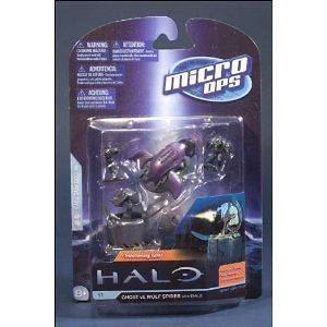 MCFARLANE HALO MIRCO OPS SERIES 1 GHOST VS WOLF SPIDER WITH EMILE